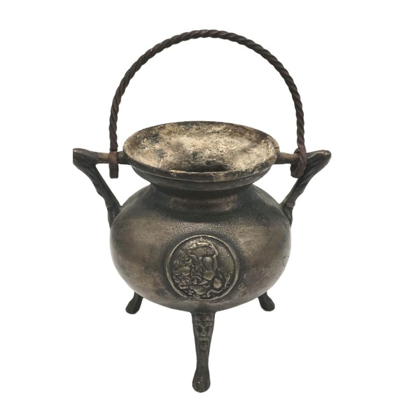 Other - Antique Bronze Tripod Cauldron